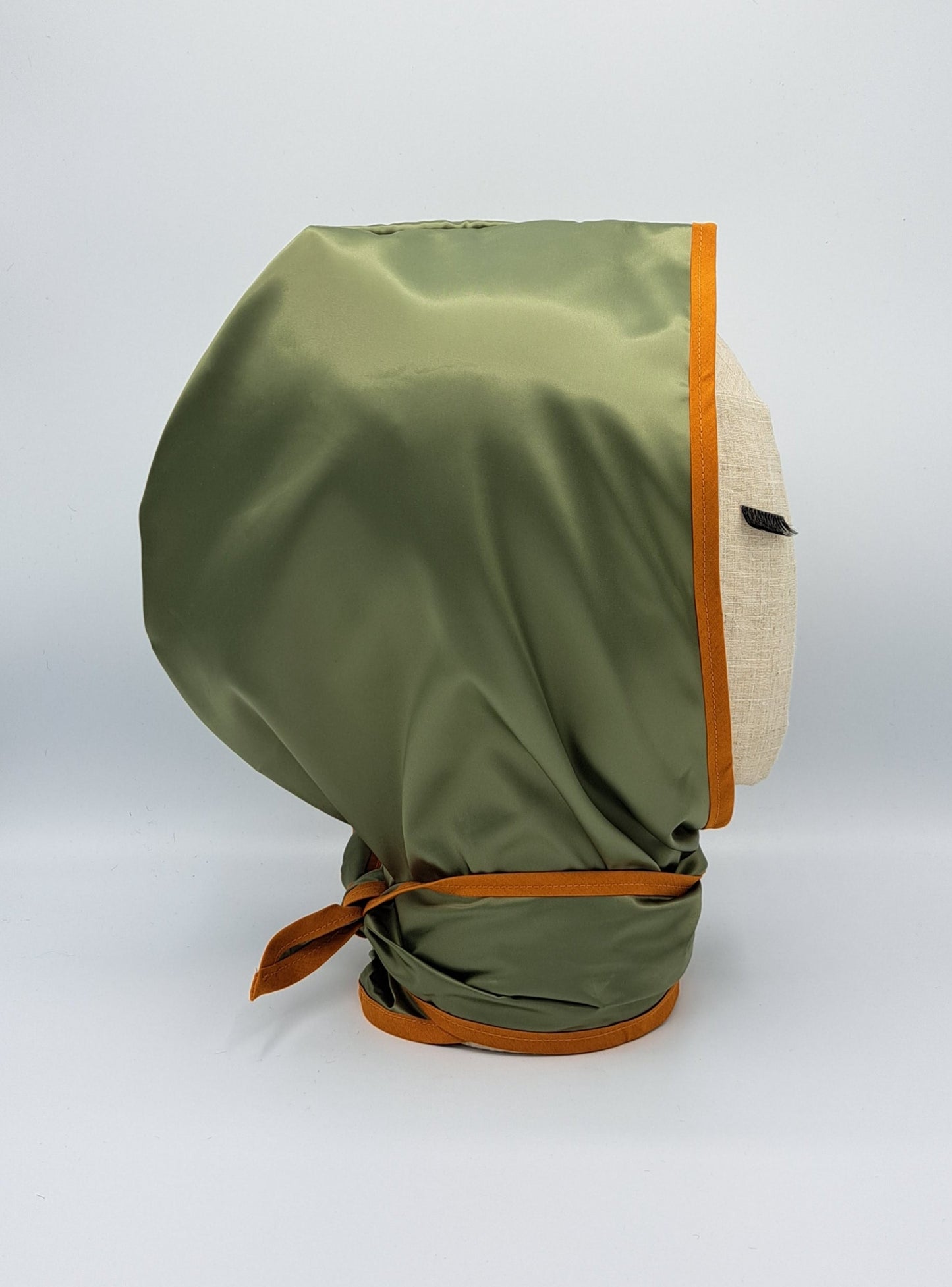 Luxury shiny green ocher touch