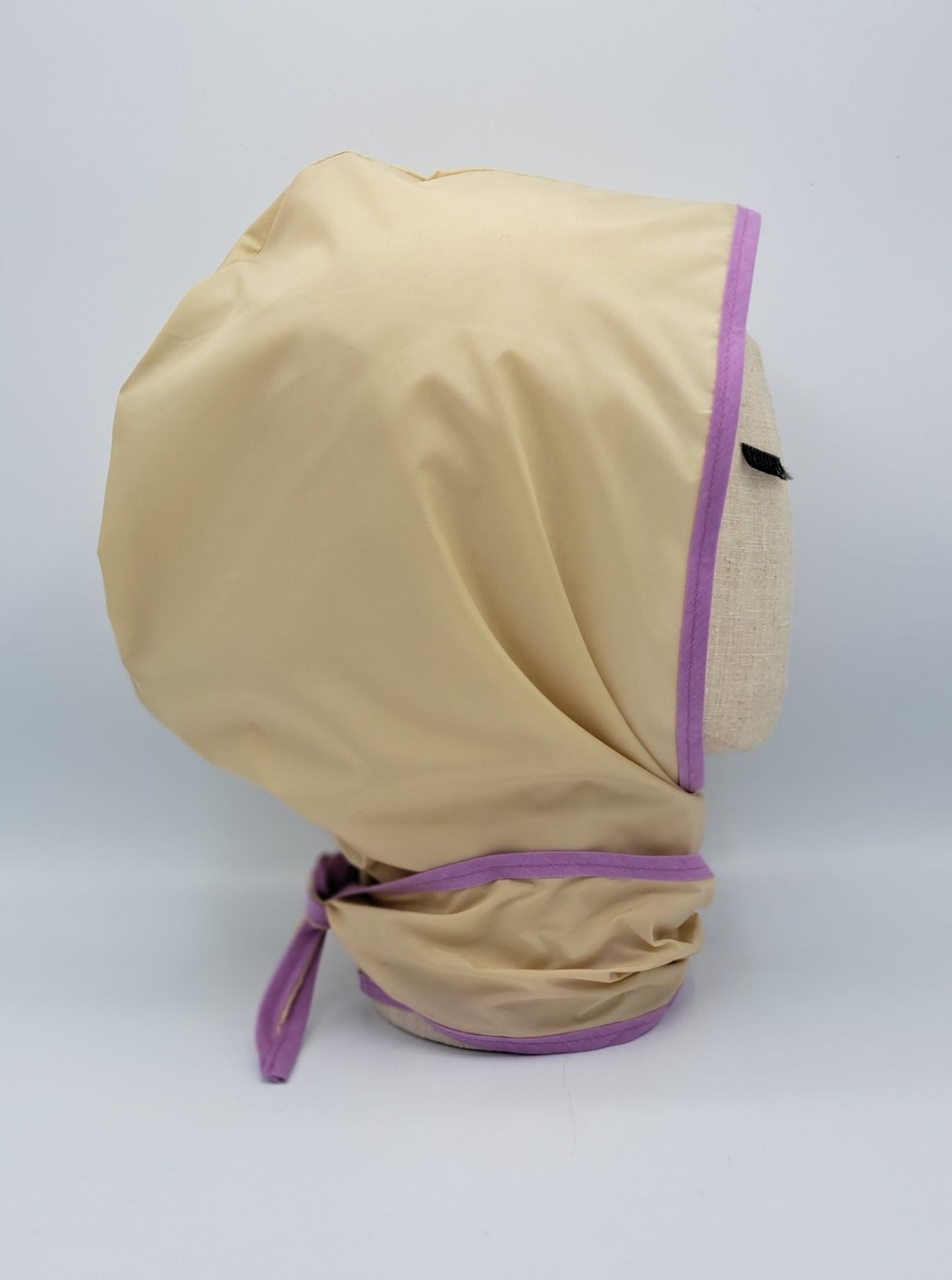 Classic Beige lilac touch