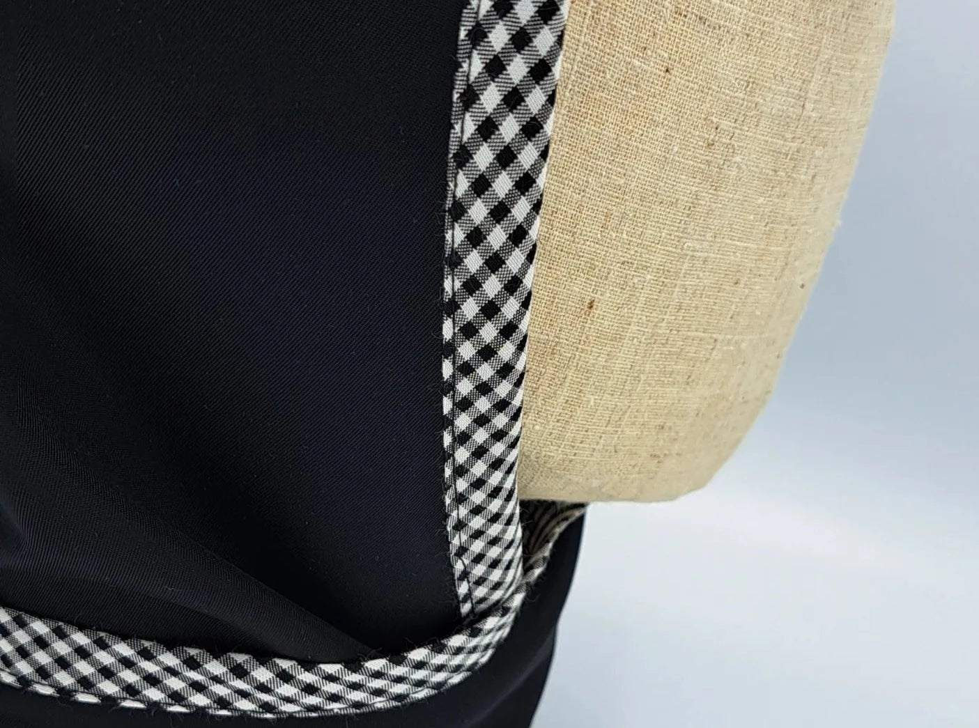 Luxury black checked